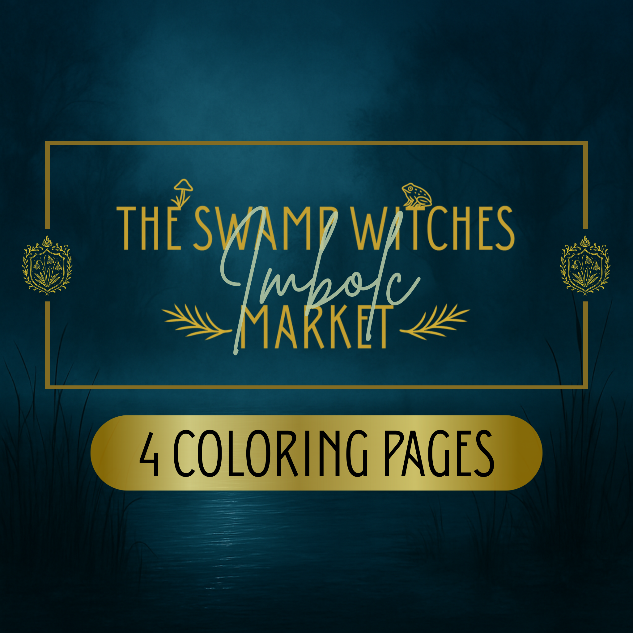 TSW Imbolc Market Coloring Pages Bundle